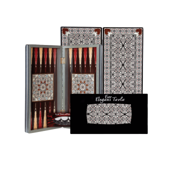 ESER ELEGANCE TAVLA (Büyük) YILDIZ SEDEFLİ ESER ELEGANCE TAVLA (Büyük) YILDIZ SEDEFLİ
