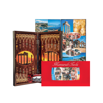 MANZARALI POLYESTER TAVLA (Büyük) ANTALYA TURİSTİK MANZARALI POLYESTER TAVLA (Büyük) ANTALYA TURİSTİK
