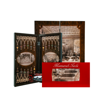 ESER MANZARALI POLYESTER TAVLA (Büyük) TÜRK KAHVESİ ESER MANZARALI POLYESTER TAVLA (Büyük) TÜRK KAHVESİ