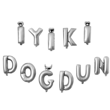 Folyo Balon Çin Set İyiki Doğdun Gümüş Folyo Balon Çin Set İyiki Doğdun Gümüş