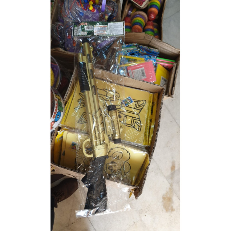 Pompalı Pilli Işıklı Sesli Tüfek 969 FMA06422