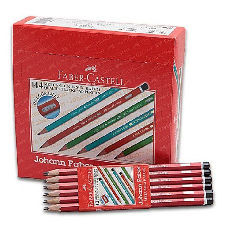 FABER MERCANLI KURŞUN KALEM (BOX144)