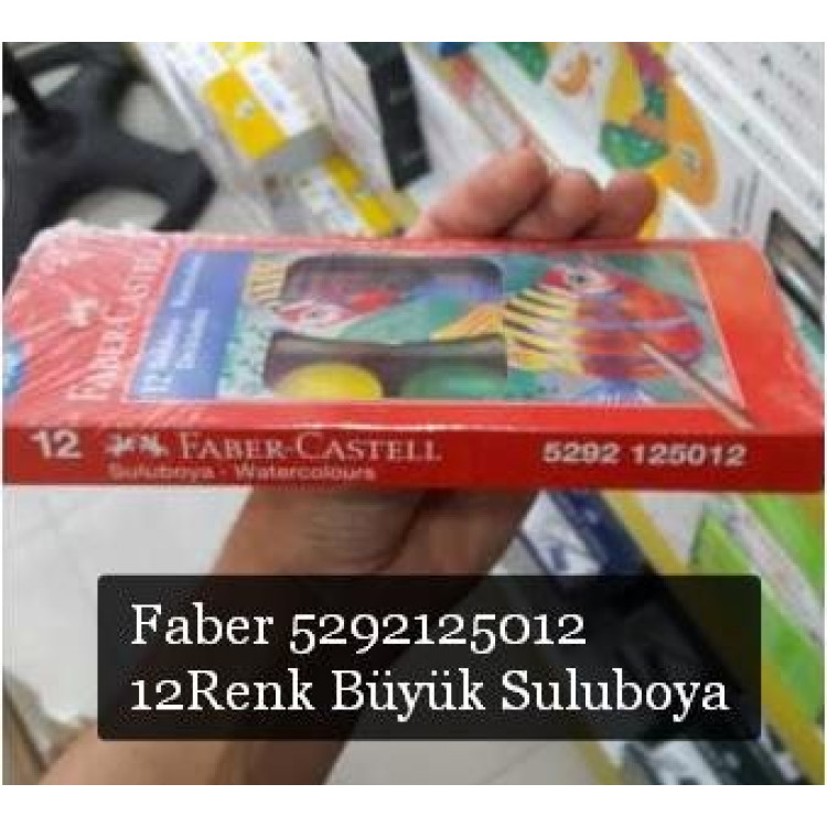 FABER REDLİNE SULUBOYA BÜYÜK BOY 12 RENK
