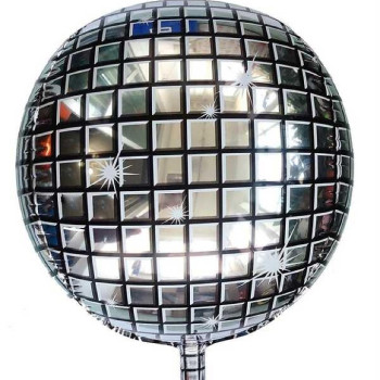 Gümüş Disco Topu 2703 Folyo Balon 60cm Gümüş Disco Topu 2703 Folyo Balon 60cm