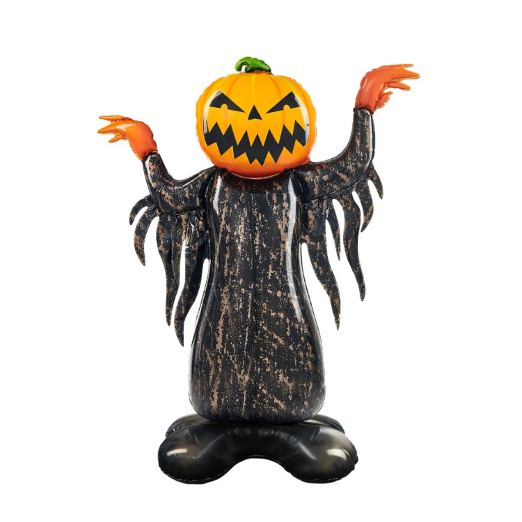 Ayaklı Korkunç Balkabağı Folyo Balon 4918 115X86