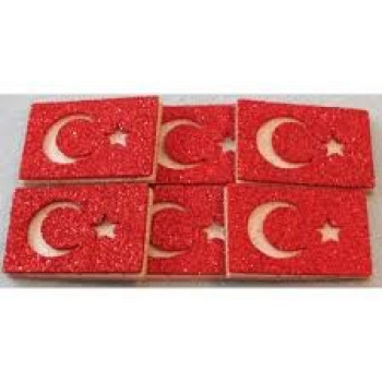 EVA TÜRK bayrak 6LI *23nisan EVA TÜRK bayrak 6LI *23nisan