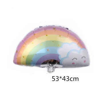 Gökkuşağı Yıldızlı 4561 Folyo Balon 53x43cm Gökkuşağı Yıldızlı 4561 Folyo Balon 53x43cm