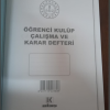 ULAŞ KLÜP DEFTERİ ÖĞRENCİ KULÜP ÇALIŞMA VE KARAR DEFTERİ 16YP