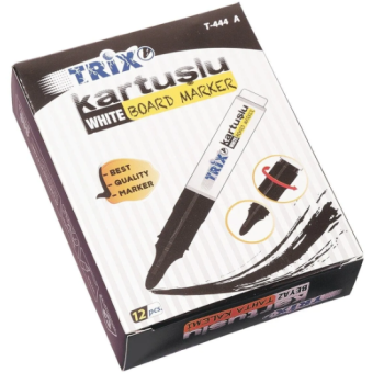 TRİX KARTUŞLU TAHTA KALEMİ SİYAH 12 Lİ TRİX KARTUŞLU TAHTA KALEMİ SİYAH 12 Lİ