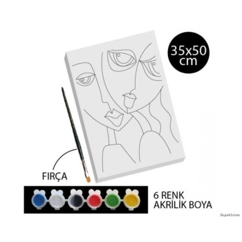 KUMTOYS TUVAL BOYAMA SETİ 35X50