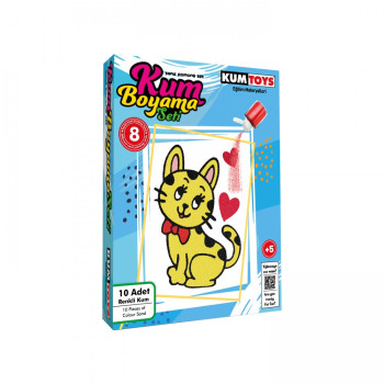 KUMTOYS KUM BOYAMA SETİ 8 Lİ KUMTOYS KUM BOYAMA SETİ 8 Lİ