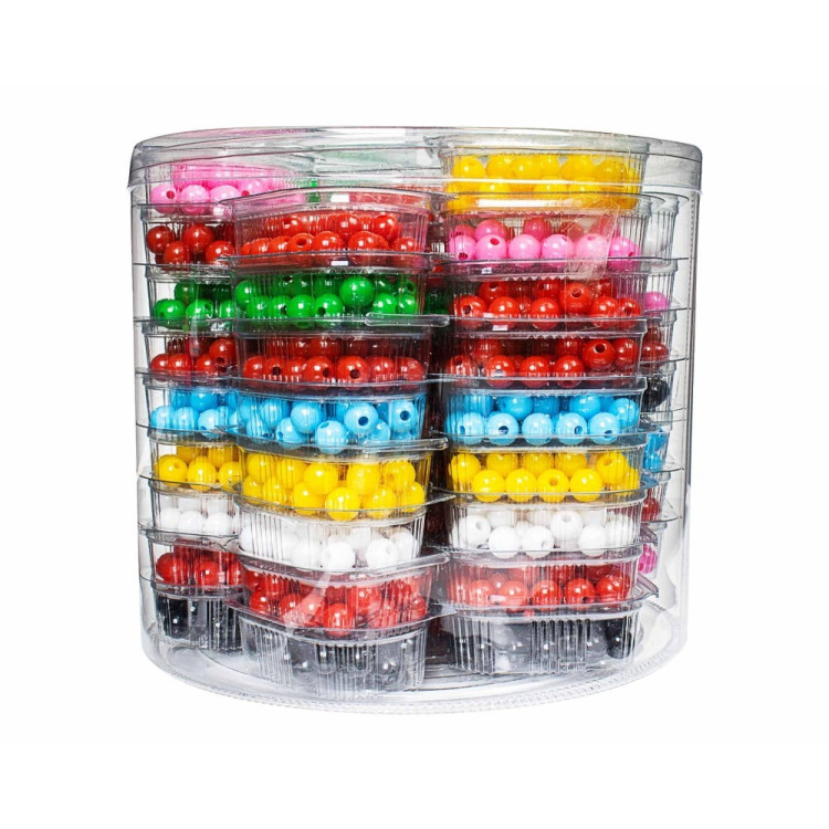 Orta Boy Plastik Boncuk 56Lı Orta Boy Plastik Boncuk 56Lı