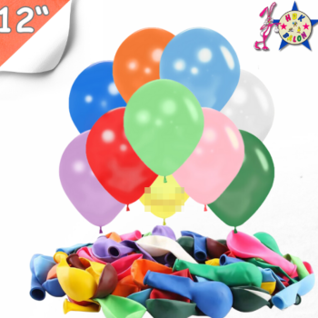 Pastel 12" Balon HBK Karışık 100lü *23nisan