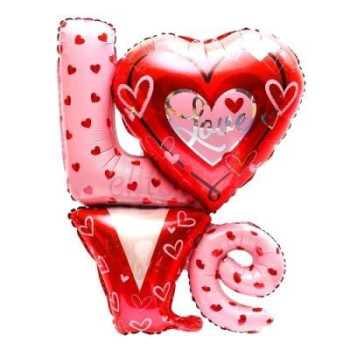 Love Büyük Folyo Balon 100cm Love Büyük Folyo Balon 100cm