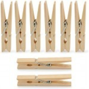 Ahşap Naturel Mandal 24'Lü Ahşap Naturel Mandal 24'Lü