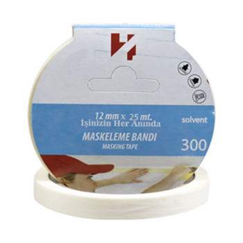 Maskeleme Bandı 12 MM 25 M Maskeleme Bandı 12 MM 25 M