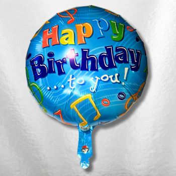 Folyo Balon 18" Happy Bırthday Mavi 5'li Folyo Balon 18" Happy Bırthday Mavi 5'li