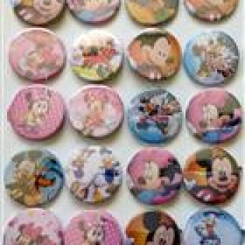 rozet iğneli model mickey mouse *20