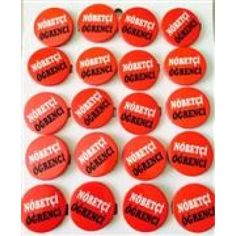 rozet nöbetçi öğrenci yazılı *20