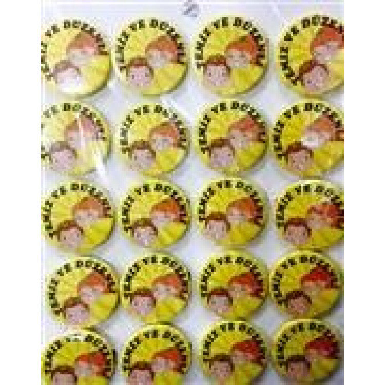 MOTİVASYON ROZETİ TEMİZ VE DÜZENLİ MODEL *20