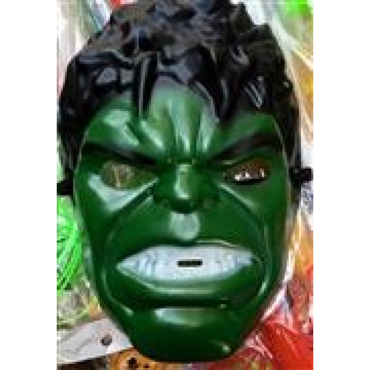 HULK PLASTİK MASKE KALİTELİ TEKLİ