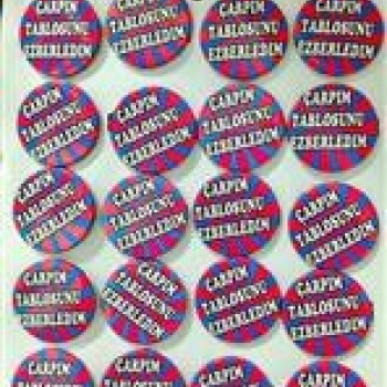 ÇARPIM TABLOSUNU EZBERLEDİM MODEL ROZET *20 ÇARPIM TABLOSUNU EZBERLEDİM MODEL ROZET *20