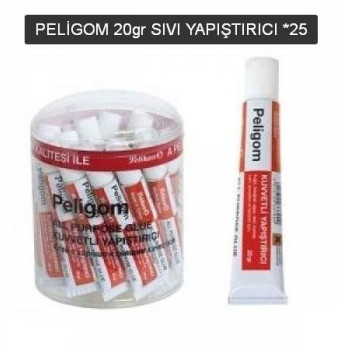 PELİKAN PELİGOM NO:7 ORTA 20 GR.TÜP (BOX25) PELİKAN PELİGOM NO:7 ORTA 20 GR.TÜP (BOX25)