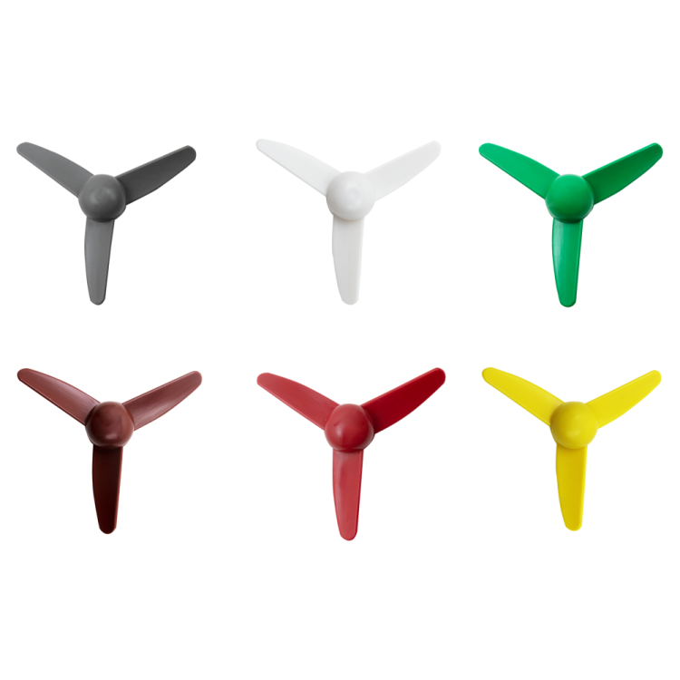Rüzgar Türbini Pervanesi Renkli Deney 100LÜ