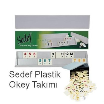 SEDEF PLASTİK OKEY KUTULU SEDEF PLASTİK OKEY KUTULU