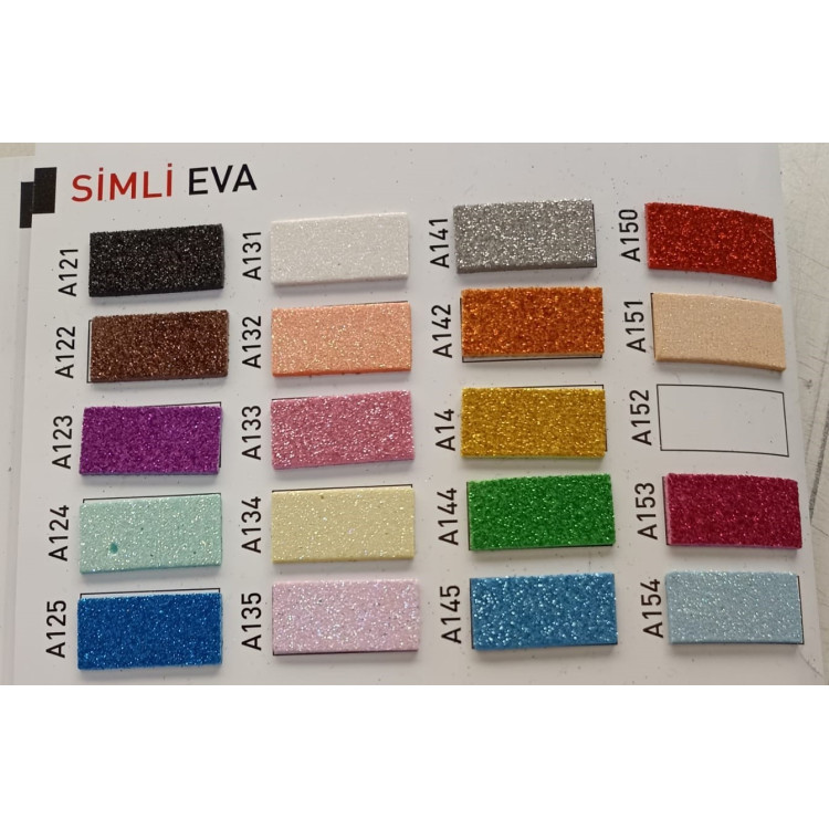 OKUL -C- EVA 50X70 SİMLİ 10LU POŞET (RENK SEÇİNİZ)