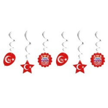 23 Nisan Kutlu Olsun Sarkıt Süs 6parça SW24 *23nisan 23 Nisan Kutlu Olsun Sarkıt Süs 6parça SW24 *23nisan