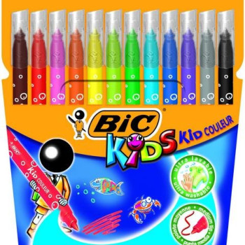 BİC 2727 YIKANABİLİR KEÇELİ KALEM 12 RENK BİC 2727 YIKANABİLİR KEÇELİ KALEM 12 RENK