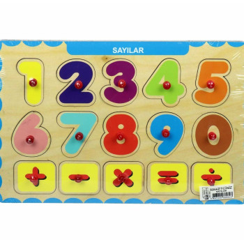 Tutmalı Puzzle A4 -SAYILAR- Tutmalı Puzzle A4 -SAYILAR-