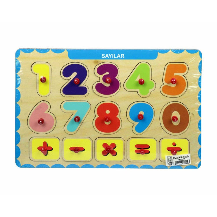 Tutmalı Puzzle A4 -SAYILAR-