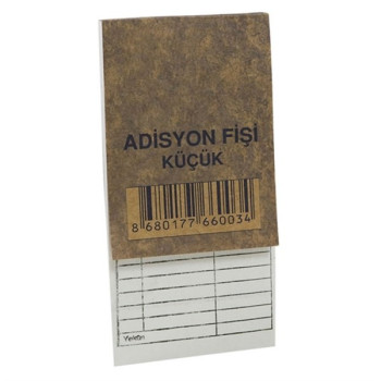 ADİSYON FİŞİ KÜÇÜK 36LI U08