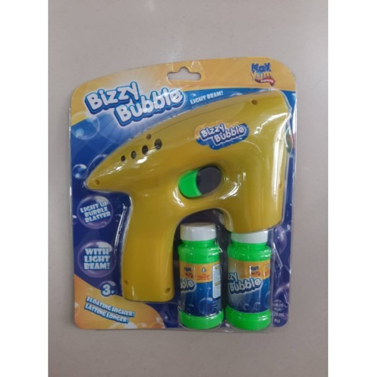 VAKUMLU BİZZY IŞIKLI BÜYÜK PİLLİ KÖPÜK TABANCA