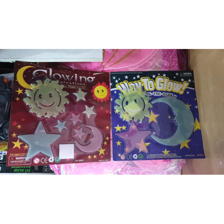 PARLAYAN FOSFORLU TAVAN SÜSLERİ GÜNEŞ-AY-YILDIZLAR