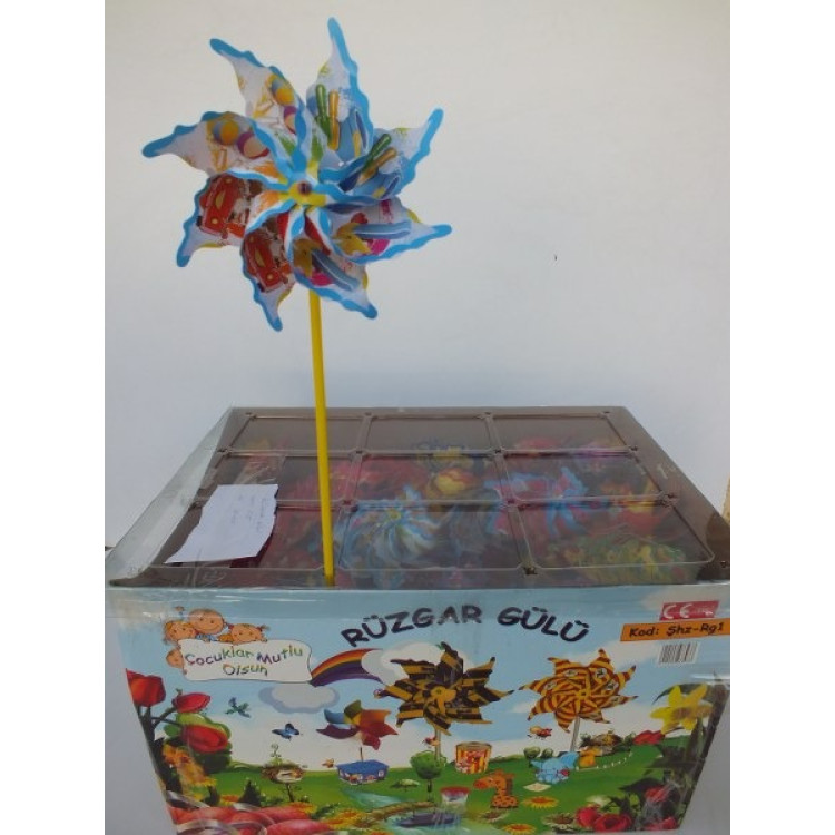 RÜZGAR GÜLÜ 8 KANAT GÜLLÜ SHZ-RG1 100LÜ