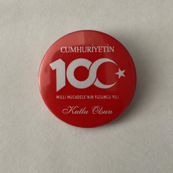 HATIRA ROZET 100 YIL BASKILI 36MM 20Lİ HATIRA ROZET 100 YIL BASKILI 36MM 20Lİ