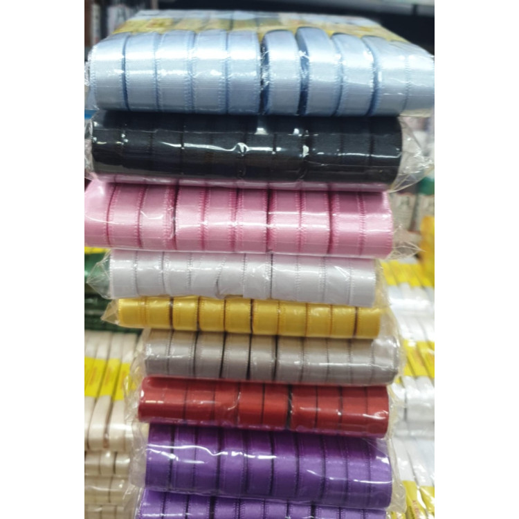 İnce Kurdele 10MM 10M (10'Lu) -RENK SEÇİNİZ- *23nisan