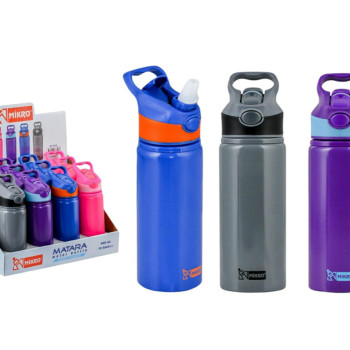 MİKRO MT-2515 ALUMİNYUM 600ML MATARA SULUK (BOX12) MİKRO MT-2515 ALUMİNYUM 600ML MATARA SULUK (BOX12)
