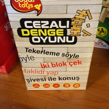 DOĞALTOYS JENGA CEZALI DENGE OYUNU