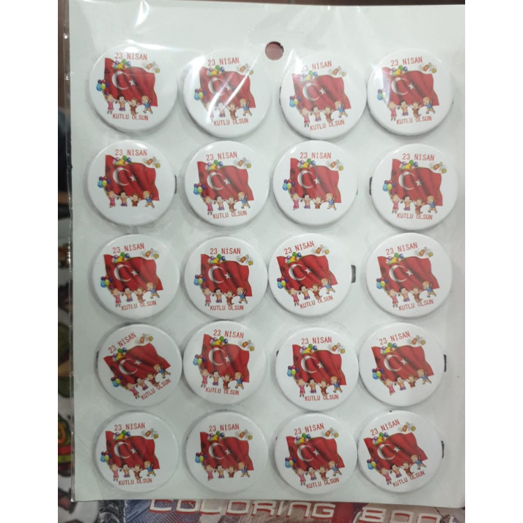 ROZET 23 NİSAN KUTLU OLSUN  20Lİ