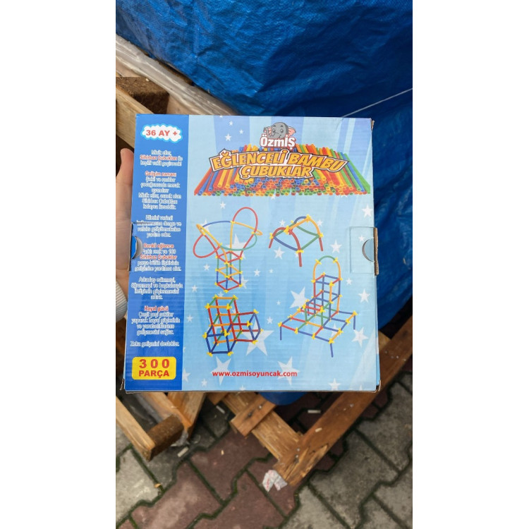 ÖZMİŞ EĞLENCELİ BAMBU ÇUBUKLAR 300 PARÇA
