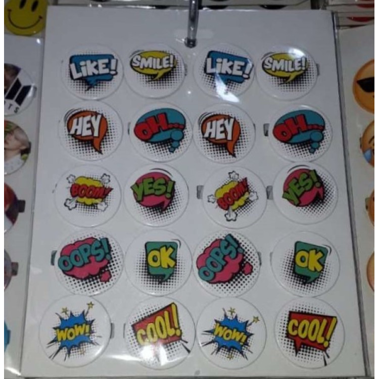 İngilizce Yazılı Rozeti *20