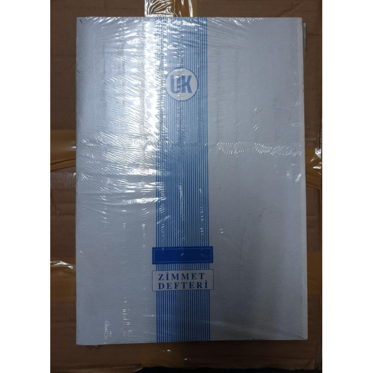 ZİMMET DEFTERİ KARTON KAPAK      40 Yp. *10