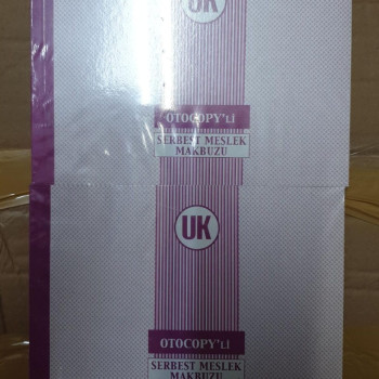 TAHSİLAT MAKBUZU 2/50 3 NÜSHA OTOCOPİLİ  12Lİ