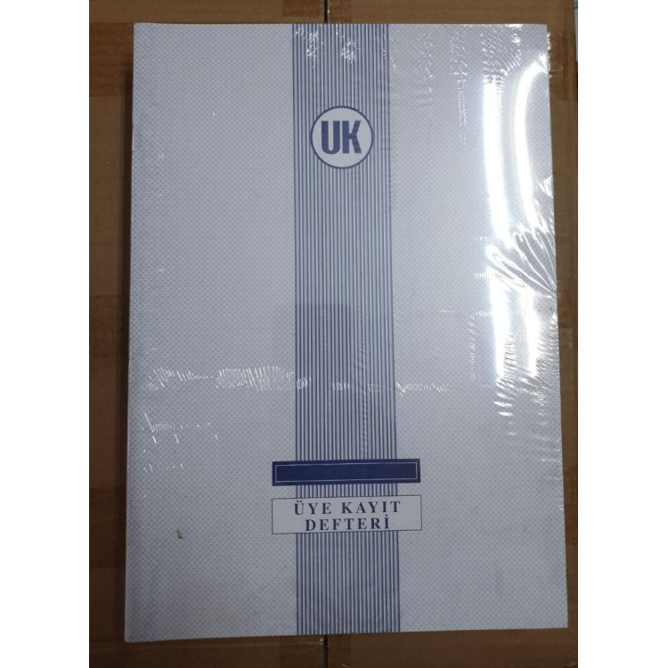 ÜYE KAYIT DEFTERİ KARTON KAPAK     40 YP. *10
