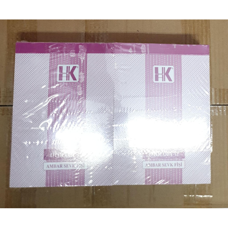 ULAŞ AMBAR SEVK FİŞİ  3 NÜSHA  OTOKOPİLİ 12li