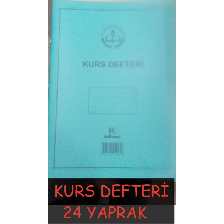 KURS DEFTERİ PP KAPAK 24YP